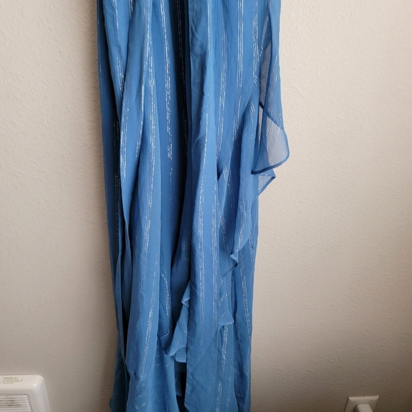 Sezane Giovana Dress in Electric Blue size 38 NWT - Picture 5 of 11